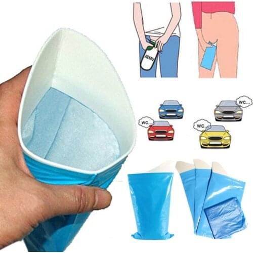 4Pcs Box Unisex Outdoor Travel Eco-friendly Urine Prevent Stink Mini Vomit Bags Toilet Disposable Emergency Tool Hot Storage Bag