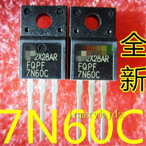 5Pcs/Lot , FQPF7N60C FQPF7N60 6A700V TO-220 ,New Oiginal Product New original free shipping fast delivery