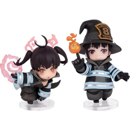 Judai Original QINGCANG Studio Fire Force Anime Fire Brigade of Flames Tamaki Kotatsu Maki Oze Cute PVC Action Figure Doll Toys