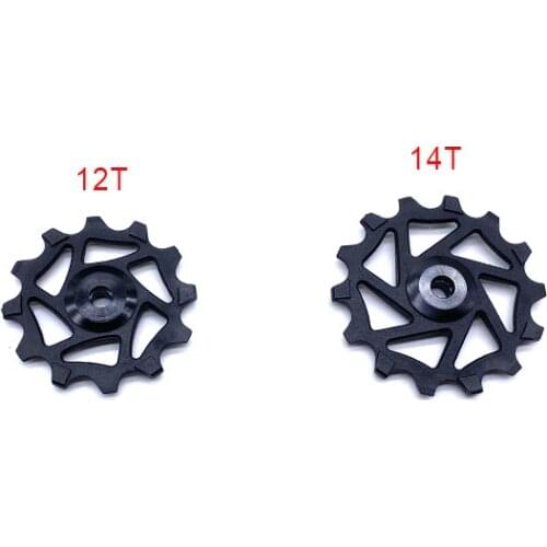 MTB bike Ceramic +Resin Bearing Jockey Wheel Pulley Bicycle Rear Derailleur Cycling 12T+14T For XX1 X01 Bicycle parts