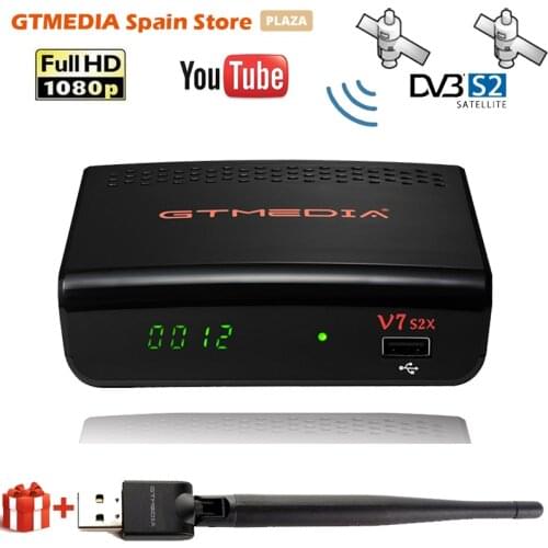 Gtmedia V7S2X Satellite TV Receiver Digital Decoder 1080P FHD DVB-S2 S2X Tuner USB WIFI Youtube CCAM PK GT Media Freesat V7S HD