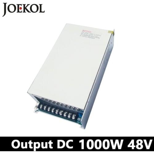 High-power switching power supply 1000W 48v 21A,Single Output ac dc converter for Led Strip,AC110V/220V Transformer to DC 48V