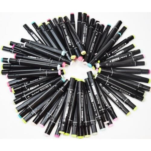 Art Drawing Marker Pen Alcohol Graphic Art Sketch Twin Marker Pens Gift sketchbook for painting Drawing Marker Pen For Dual Head