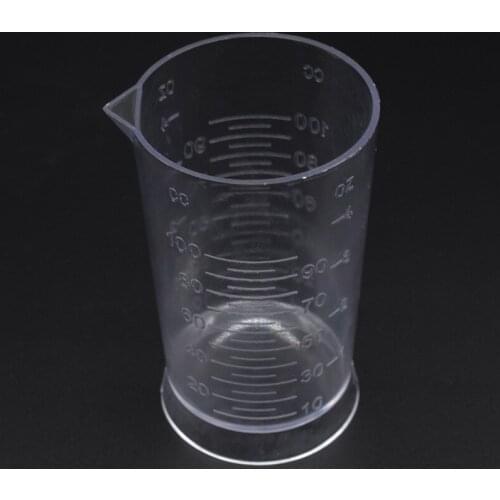 Barrel Measuring Cup Hair Dye Potion Measuring Cup Hairdressing Measuring Tool Transparent Guide Mouth Cup Wholesale