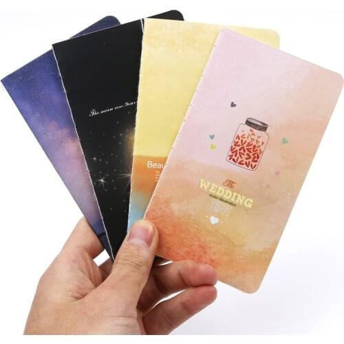 Mini Cute Diary Notebook Retro Notepad Book Memo Pod Planner Notepad Book w/Lined Paper Office School Supplies Stationery
