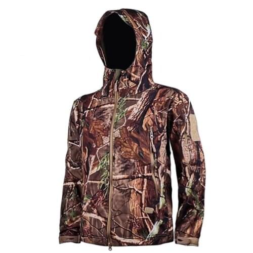 Mens Military Fleece Jacket Army Tactical Clothing Camouflage Windbreakers Outdoor Hiking Hunting Waterproof Warm Brand Coats