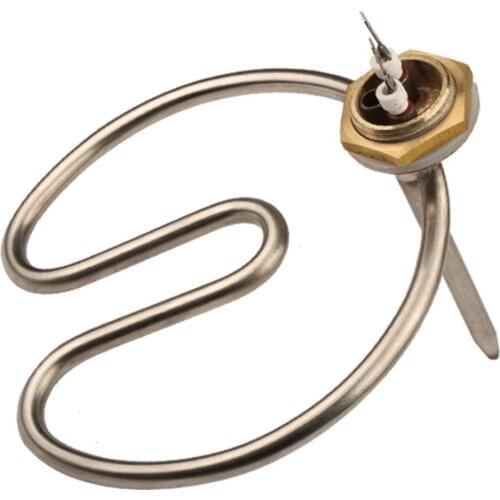 65mm Cap Water Heating Elements with Probe for Rice Steam Cabinet, Stainless Steel Electric Heating Tube Customizing