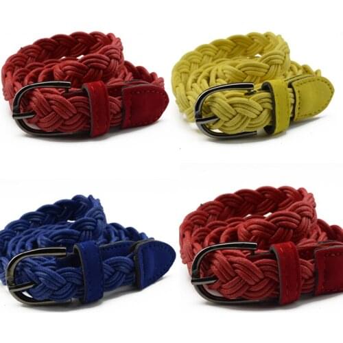 2019 New Fashion Mens womenBelts Braided Straps Men Jeans Wide Girdle Male High Quality Casual Belt hot