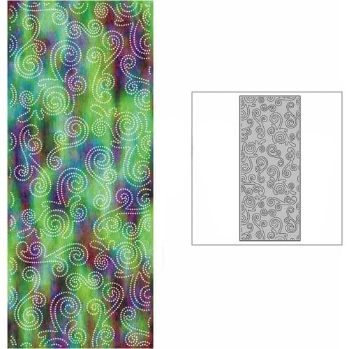 New Slim Delicate Lace Pattern Background Panel 2021 Metal Cutting Dies for DIY Scrapbooking and Card Making Embossing Craft Set