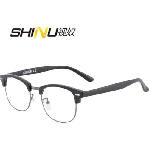 SHINU optical frame women anti blue ray eyeglasses men cycling sunglasses polarized myopia prescription eyewear frames men women