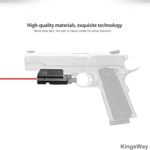 11mm / 20mm Riflescope Tactical Red Dot Laser Sight Low Orbit Laser Scope, Bottom Scope, for Airsoft Pistol Gun Tactical Hunting