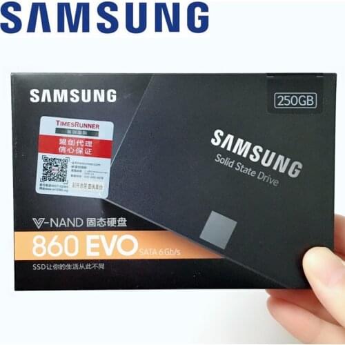 SAMSUNG PC 250GB 500GB 1TB 860 EVO SSD SATAIII 860EVO 250G 500G 1TB Desktop Laptop SATA3 2.5 SSD Internal Solid State Drives