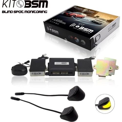 KITBSM Easy installation 24HZ microwave side collision Parking Assistance car blind spot sensor assist BSM system for universal