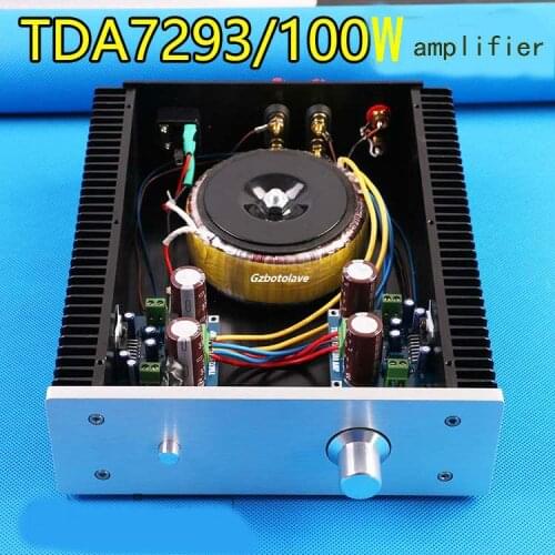 Assembled Super cooling high power TDA7293 HIFI amplifier good sound