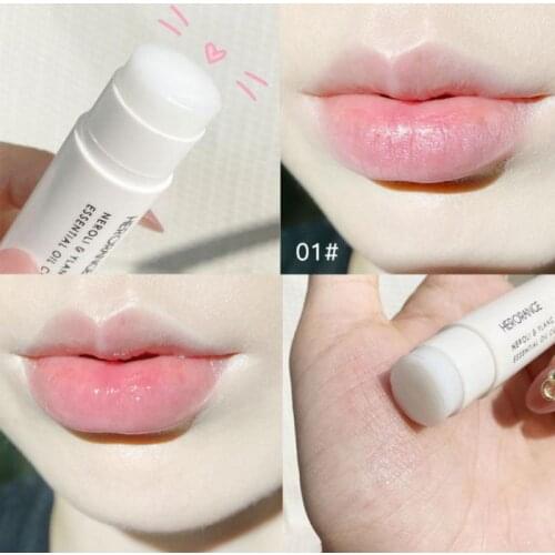 HERORANG Fruit Lip Balm Lip Care Moisturizing Cartoons Lip Balm Natural Plant Anti-Cracking Vitamin E Jelly Lipstick TSLM2