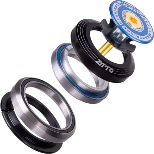 Premium Headset 1-1/4" Tapered Integrated MTB Road Bike Steerer Tube Bearing