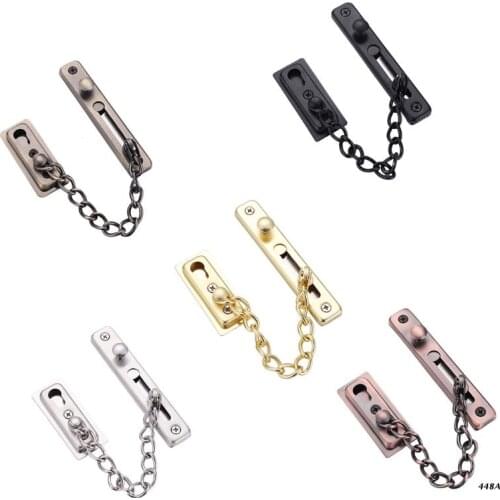 Home Door Guard Latch Stainless Steel Anti-theft Chain Security Door Chain Lock
