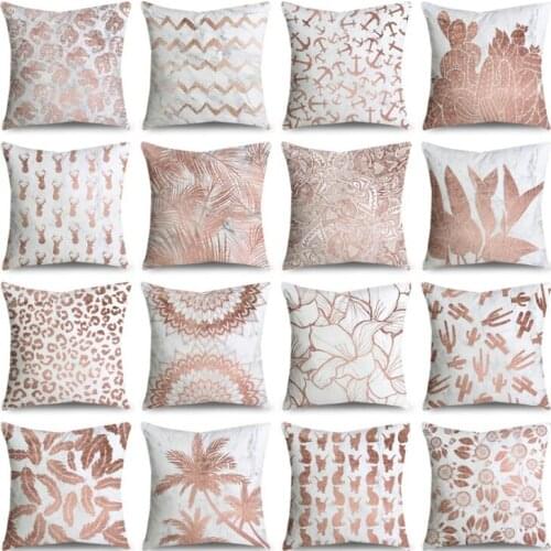 ZENGIA Pink Pillow Case For Sofa Troops/Treat School Nordic Throw Pillows Decorative Cushion Cover/Pillows For Sofa/Home Decor