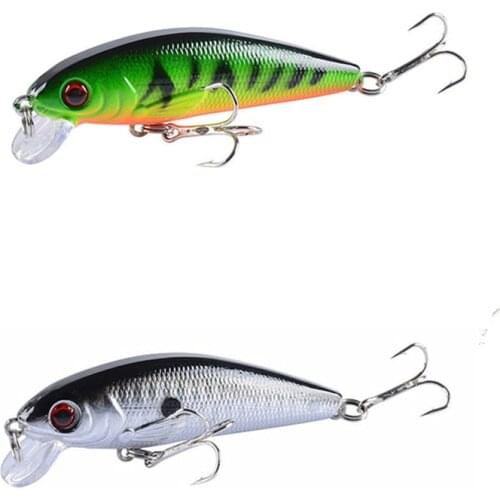 1 PCS 7.2cm 8.7g 3D Eyes Hard Lures Fishing Minnow Bait Treble Hooks Sinking Crankbait Wobblers Alice Mouth Bass Fishing Tackle