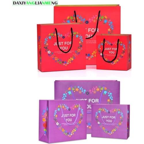10pcs/lot-14x7x5cm 3 sizes Custom wholesale gift packing bags, Exquisite paper bag Wedding party favour, Storage bag