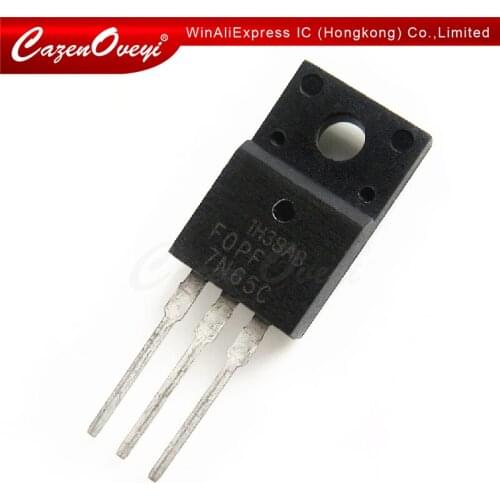10pcs/lot FQPF7N80C FQPF7N80 7N80 FQPF7N65C FQPF7N65 7N65 TO-220F 650V 7A In Stock