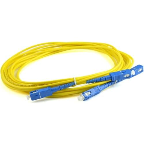 10PCS SC UPC 3meter/5meter/10Meter 9/125 Single-Mode Fiber Optic Patch Cord Cable free shipping