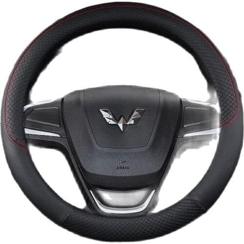 Auto Decoration Car Steering Wheel Cover Fit For Most Cars Styling Auto Steering Wrap Anti-wear 38cm/15in MK5 W205 CX7 MK4