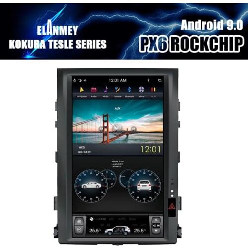 Car Bluetooth Screen Android 9 GPS Navigation Multimedia Player For Toyota Landcruiser 200 2014 16 inch Tesla Carplay Head Unit