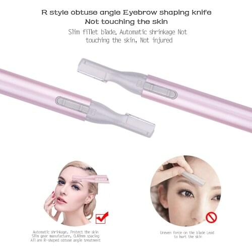 KEMEI Lady Razor Bikini Body Face Underarm Hair Removal Shaver Trimmer Clipper Portable Electric Eyebrow Hair Shaving Women