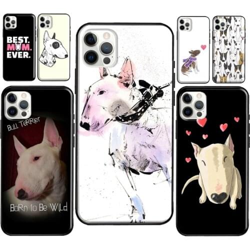 English Bull Terrier Dog Phone Case For iPhone 12 Pro Max 12 Mini SE 2020 8 7 Plus 11 Pro Max X XS Max XR Cover