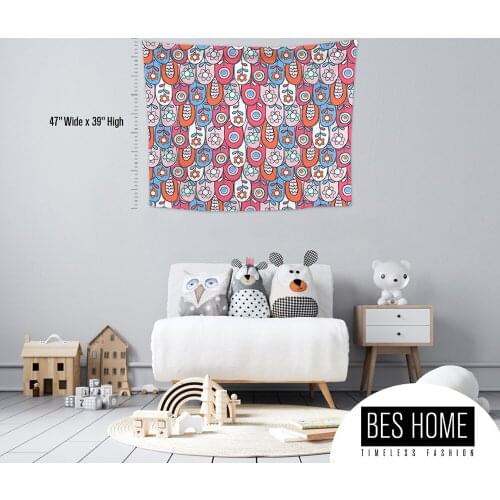 Kids room Decor, Nursery, Fabric Wall Hanging,Tapestry, Textile Wall Hang, Wall Decoration, nursery Tapestry,Wall Art