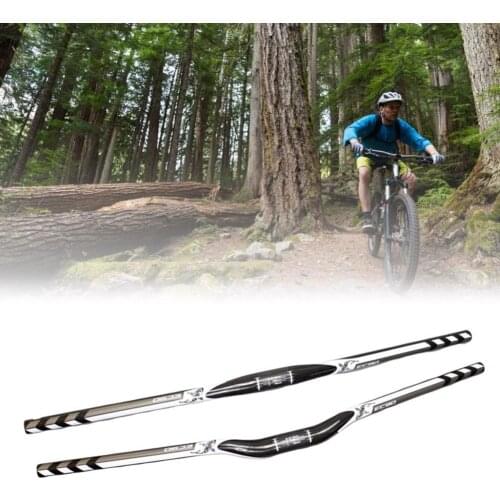 EC90 620/640/660/680/700/720/740/760mm Bicycle Bike Handlebar Flat Riser Bar Carbon Fibre MTB Horizontal Handlebar