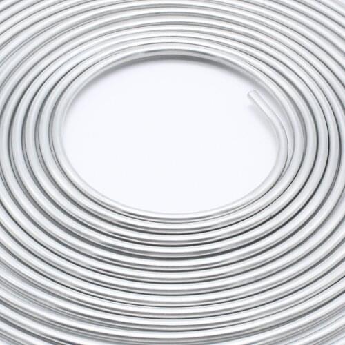 Gold Brake Line Tubing Kit Brake Hose Brake Pipe Fitting 3/16 Inch OD 25 Feet Coil Roll