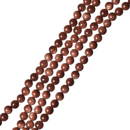 Wholesale Round Goldstone Beads 3mm Pick Size For Making Diy jewelry Accessories 16inch H691
