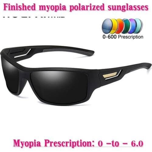 Square Myopia Sunglasses black Vintage Reading eyeglasses UV Driving Prescription Eye glasses Fashion men Diopter Eyewear NX