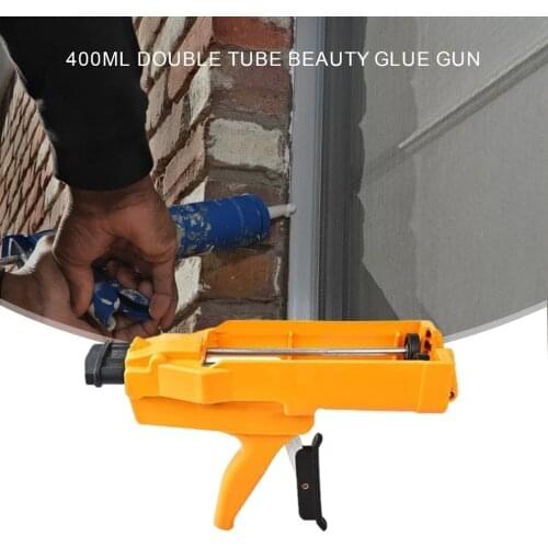 Lijmpistool 400ml Twee Component AB Epoxy Kit Lijmpistool Applicator Adhensive Squeeze Gemengde 1:1 Manual Kitpistool dispenser