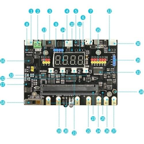 Micro:bit Expansion Board Python Graphics Programming Maker STEAM Education