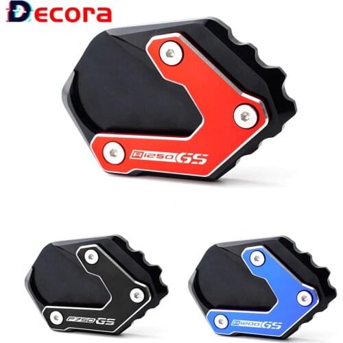 Moto Kickstand Extension For BMW R1200GS LC R1250GS Adventure F750GS R1200 R1250 F750 GS Side Stand Enlarger Pad Accessories