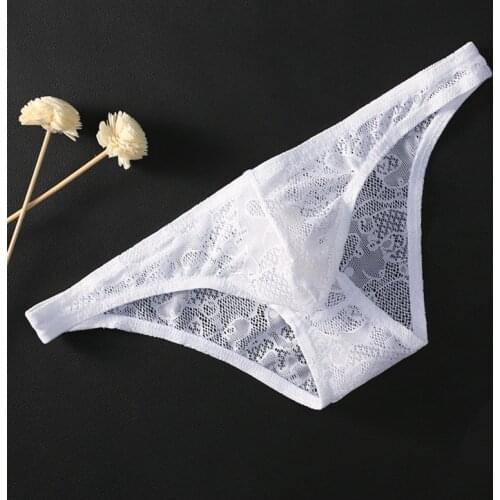 Mens Sexy Low Waist Translucent Bikini Ice Silk Breathable Stretch Briefs Nylon Mens Sexy Briefs Low Wiast Mens Bikini Briefs