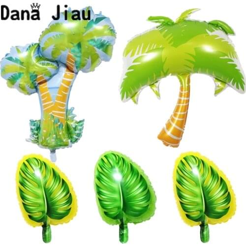 New big tree Foil Balloon Birthday party decoration Kids Toy Inflate helium Ballon Photo Pop animal zoo theme decorate ball
