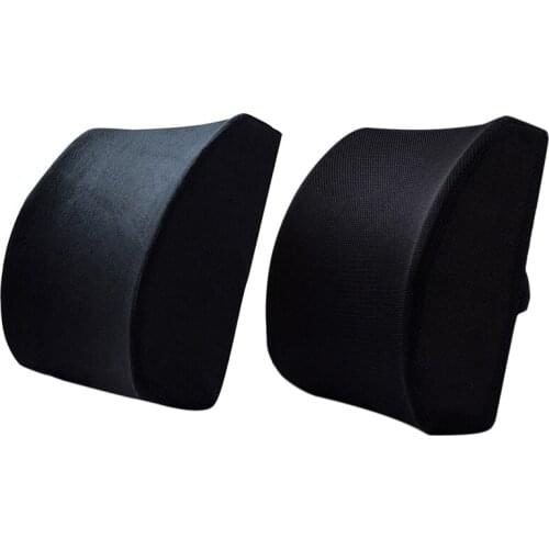 Memory Foam Seat Chair Lumbar Back Support Cushion Pillow For Office Home Car