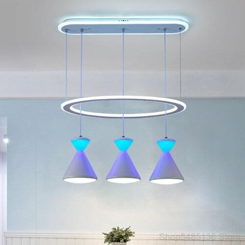 Nordic Dimmable Pendant Lights Living Room Dining Room Cafe Bedroom Pendant Lamp Bar Hanging Lights Kitchen Suspension Luminaire