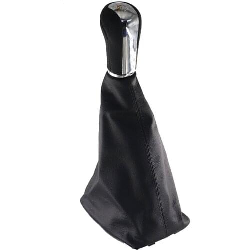 5/6 speed Chrome & Leather Manual Gear Shift Knob Shifter Lever Handle Stick For toyota COROLLA Estate (_E12_) (2001 - 2007)