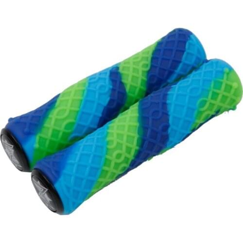 MEROCA MTB Bike Grips Silica Gel 125mm Handlebar End Plugs Non-Slip Iamok 113g 1 Pair Bicycle Parts
