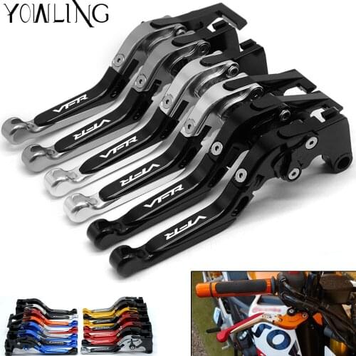 Levers Aluminum Motorcycle Clutch Brake Lever Adjustable Extendable Motorbike Clutch Levers For Honda VFR750 VFR 750 1991-1997