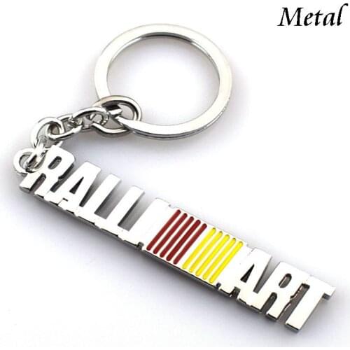 Car Styling Key Ring Case For Mitsubishi RalliArt Lancer 10 Asx Ralli Art Auto KeyRing Keychain Accessories Car-Styling