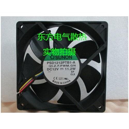 SUNON PSD1212PTB1-A (2).Z.FPWM.GN Server Cooling Fan DC 12V 11.2W 120x120x25mm 4-wire