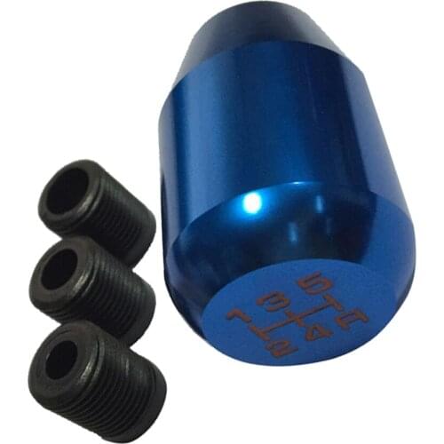 Universal Oval Aluminum Alloy Car Manual Gear Stick Shift Knob