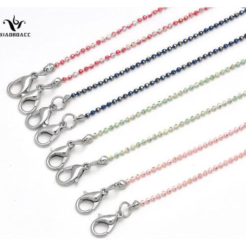 2021 Fashion Beads Mask Chain Glasses Chains Women Cord Mask Hang Sunglasses Mask Lanyards Strap Eyewear Mask Holder