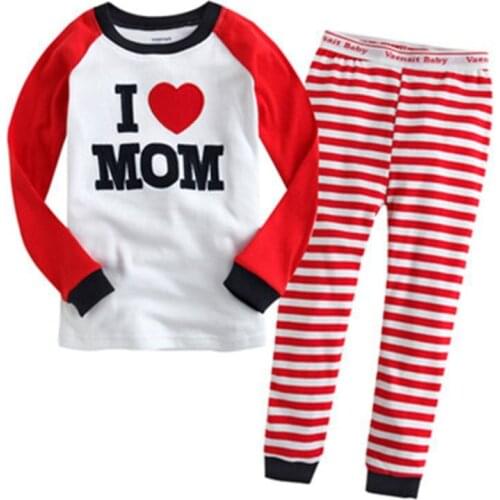 New Winter&Autumn Toddler Girl Underwear Pajamas Set Cotton Boys Pyjamas Long Sleeve Pijamas Suit Kids Sleepwear Enfant